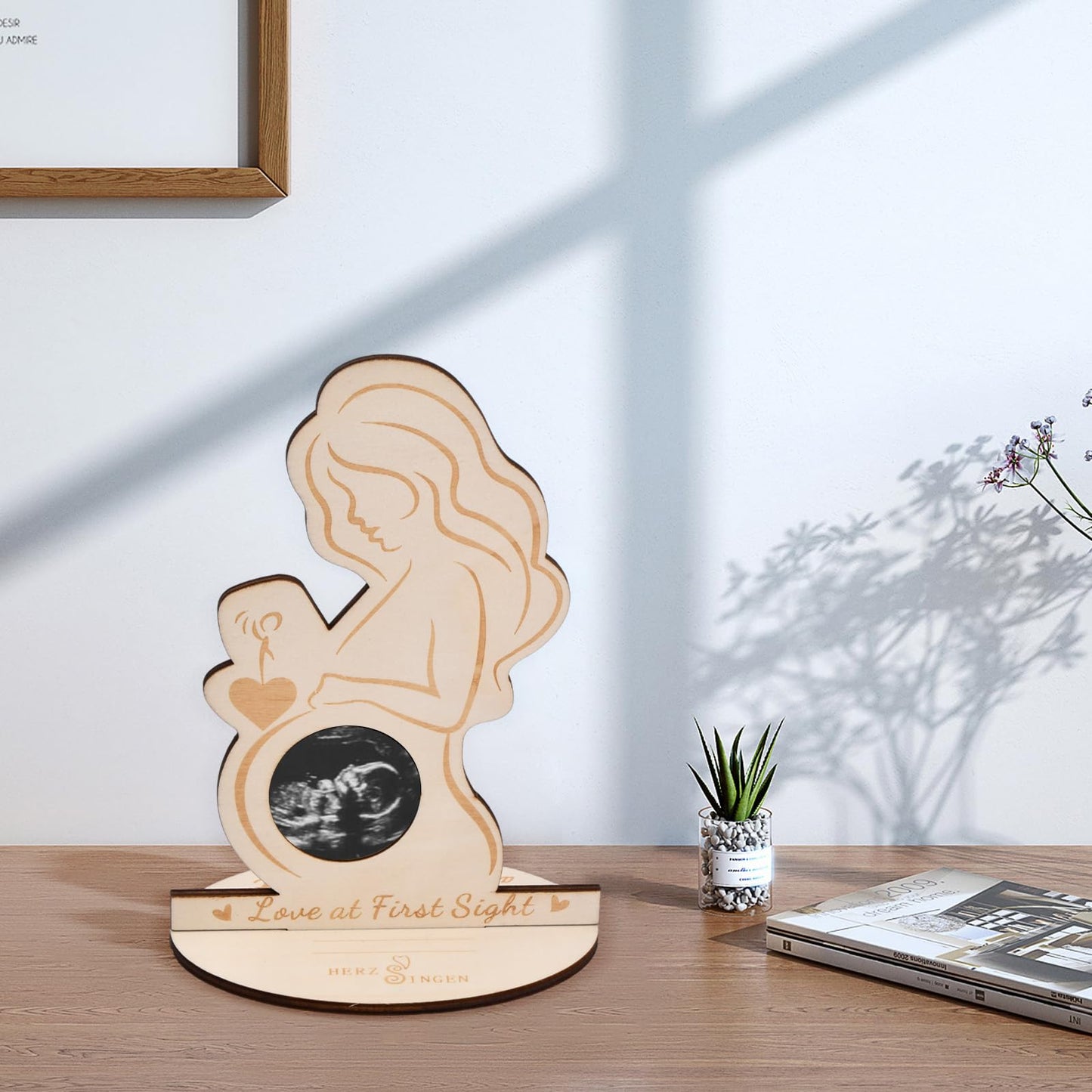 Portafotos de Madera para Ecografía
