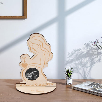 Portafotos de Madera para Ecografía